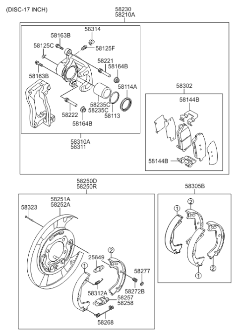 2011 Hyundai Genesis Coupe Plug Diagram for 58125-2M702