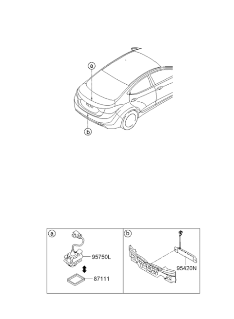 2011 Hyundai Elantra Korean made Relay & Module Diagram 2