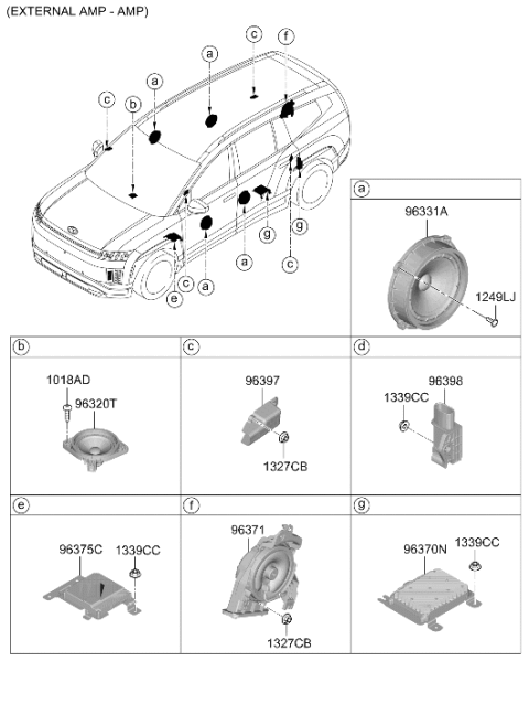 2026 Hyundai Ioniq 9 Speaker Diagram 2