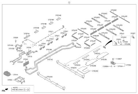2026 Hyundai Ioniq 9 FUSE-HIGH VOLTAGE Diagram for 375F2-DO040