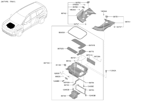 2026 Hyundai Ioniq 9 Front Trunk Diagram 2