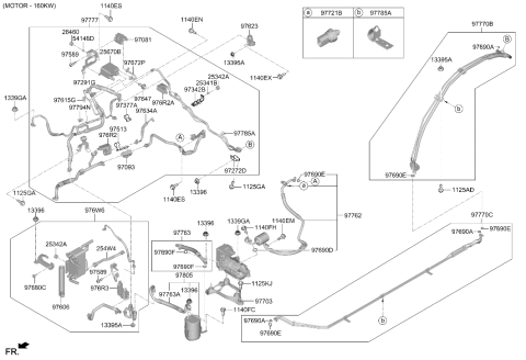 2026 Hyundai Ioniq 9 SENSOR-PRESSURE Diagram for 97615-GO000