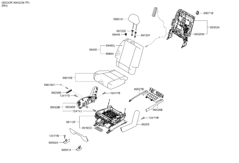 2026 Hyundai Ioniq 9 2nd Seat Diagram 2