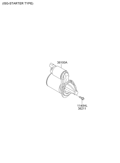 2013 Hyundai Veloster Starter Diagram 2