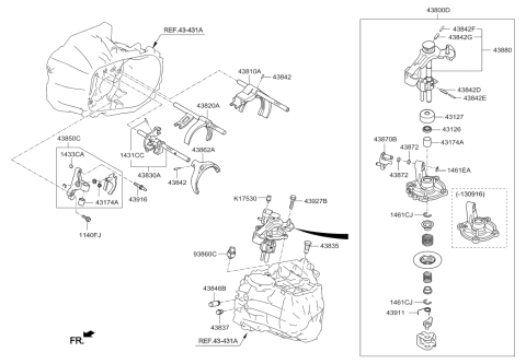 2013 Hyundai Veloster Bolt Diagram for 11403-08351