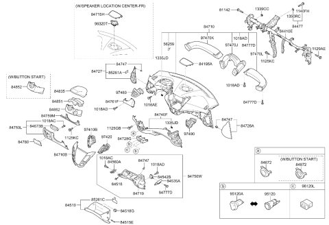 2014 Hyundai Veloster Accessory Socket Assembly Diagram for 95120-3X100