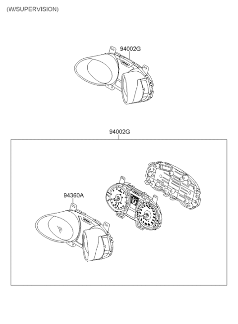 2013 Hyundai Veloster Instrument Cluster Diagram 2