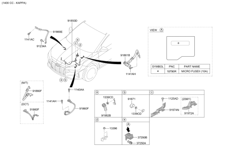 2019 Hyundai Elantra US Alabama made Miscellaneous Wiring Diagram 2