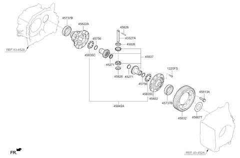 2019 Hyundai Elantra US Alabama made Transaxle Gear - Auto Diagram 2