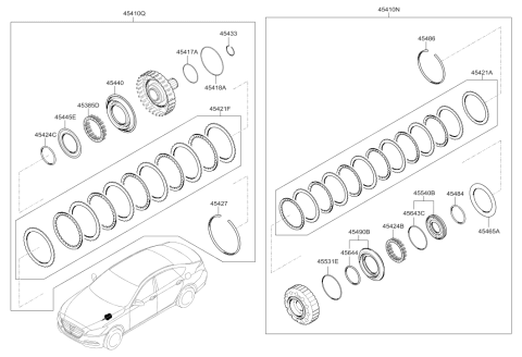 2016 Hyundai Genesis Transaxle Clutch - Auto Diagram 2