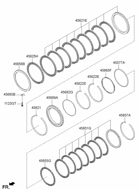 2016 Hyundai Genesis Transaxle Brake-Auto Diagram 2
