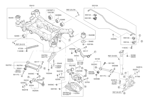 2016 Hyundai Genesis Plain Washer Diagram for 51788-3M000