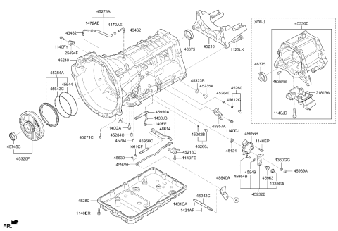 2015 Hyundai Genesis Plug Assembly-Pressure Check Diagram for 45260-4E000