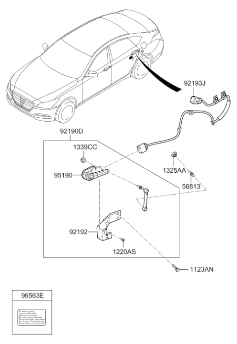 2016 Hyundai Genesis Head Lamp Diagram 3