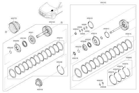 2016 Hyundai Genesis Transaxle Clutch - Auto Diagram 4