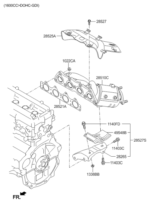 2015 Hyundai Veloster Exhaust Manifold Diagram 2