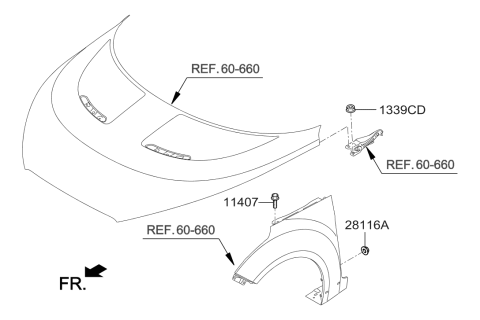 2015 Hyundai Veloster Roof Panel Diagram 3