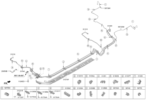 2020 Hyundai Veloster N Chamber & Hose Assembly Diagram for 28950-2GJS0