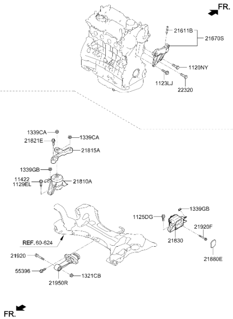 2022 Hyundai Veloster N Bolt Diagram for 11252-10406-P