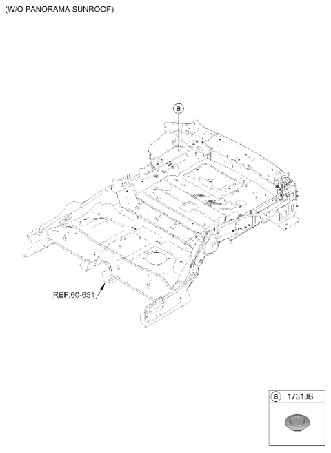 2026 Hyundai Genesis GV80 Sunroof Diagram 3