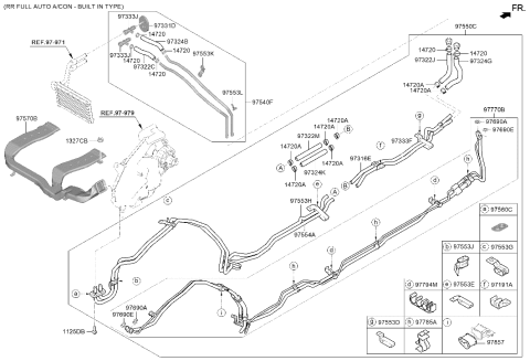 2026 Hyundai Genesis GV80 Heater System-Duct & Hose Diagram 2