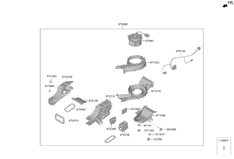 2026 Hyundai Genesis GV80 Heater System-Duct & Hose Diagram 3