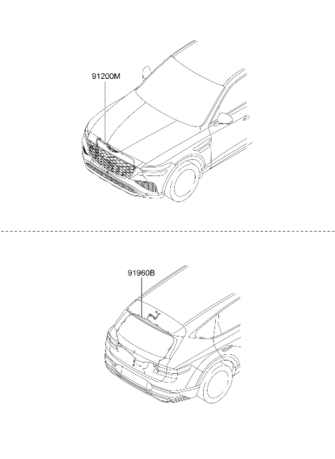 2026 Hyundai Genesis GV80 Miscellaneous Wiring Diagram 2