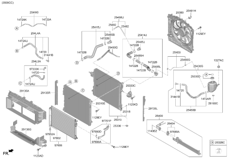 2026 Hyundai Genesis GV80 Engine Cooling System Diagram 2
