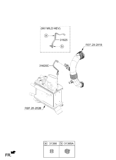 2026 Hyundai Genesis GV80 Fuel Line Diagram 4