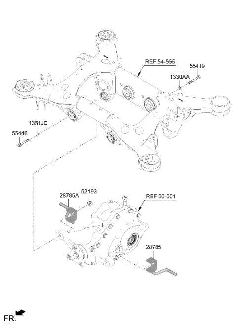 2026 Hyundai Genesis GV80 Engine & Transaxle Mounting Diagram 4