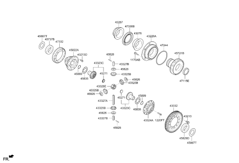 2026 Hyundai Santa Cruz Transaxle Gear-Manual Diagram 2