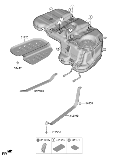 2026 Hyundai Santa Cruz Fuel System Diagram 2