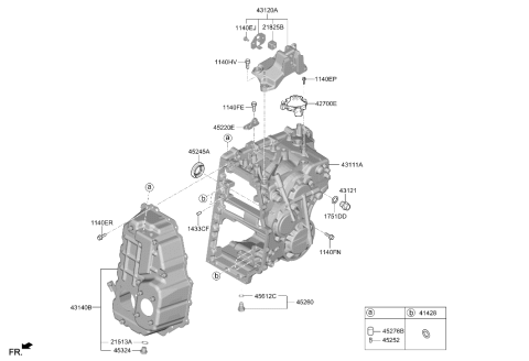 2026 Hyundai Santa Cruz Transaxle Case-Manual Diagram 2