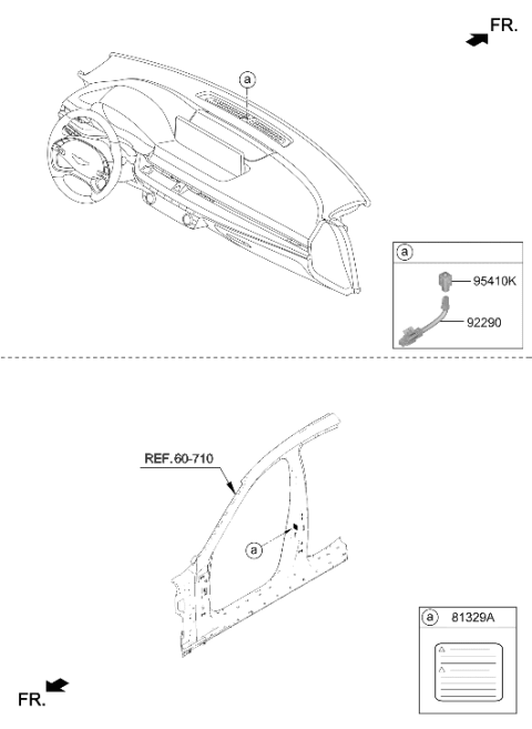 2024 Hyundai Genesis Electrified G80 Front Door Locking Diagram 2