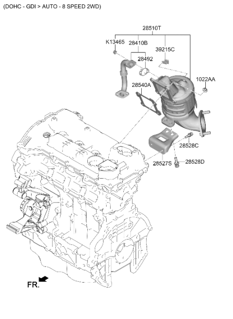2024 Hyundai Sonata Exhaust Manifold Diagram 2