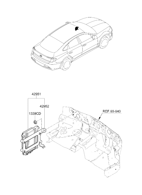 2024 Hyundai Sonata Transaxle Case-Manual Diagram 2