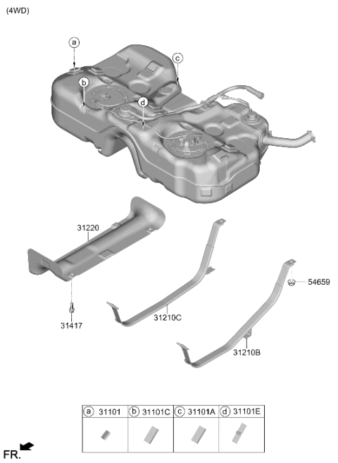 2024 Hyundai Sonata Fuel System Diagram 4