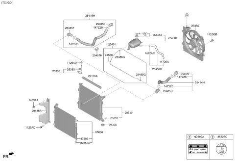 2024 Hyundai Sonata Engine Cooling System Diagram 2