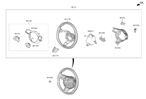 2024 Hyundai Sonata Steering Wheel Diagram 2