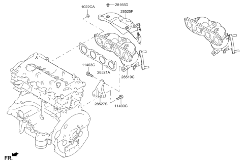 2018 Hyundai Elantra Bolt Flange Diagram for 11405-08256-K