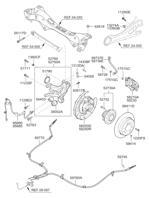 2011 Hyundai Elantra Touring Rear Axle Diagram 2