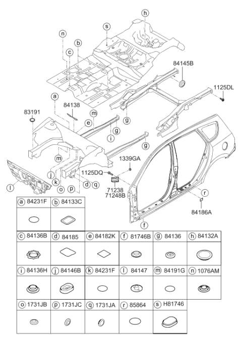 2012 Hyundai Elantra Touring Isolation Pad & Plug Diagram 2