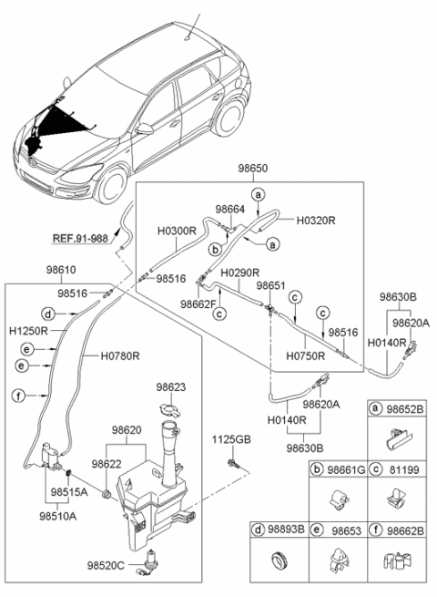 2010 Hyundai Elantra Touring Windshield Wiper Diagram 2