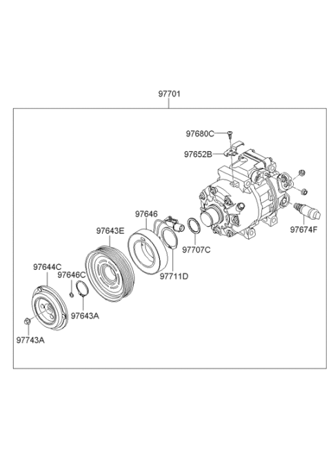 2010 Hyundai Elantra Touring Air conditioning System-Cooler Line Diagram 2