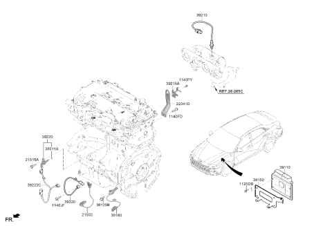2024 Hyundai Elantra Gas Electronic Control Diagram 2