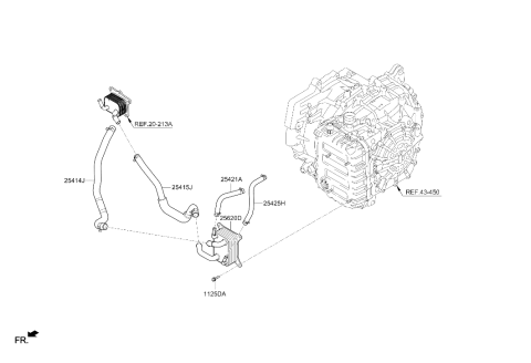 2024 Hyundai Tucson Hybrid Auto Transmission Case Diagram 3