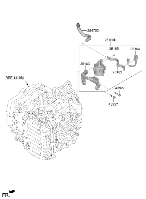 2024 Hyundai Tucson Hybrid Coolant Pump Diagram 2