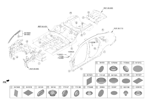 2025 Hyundai Sonata Hybrid EXTENTION Assembly-COWL Side MTG,L Diagram for 71238-L1000