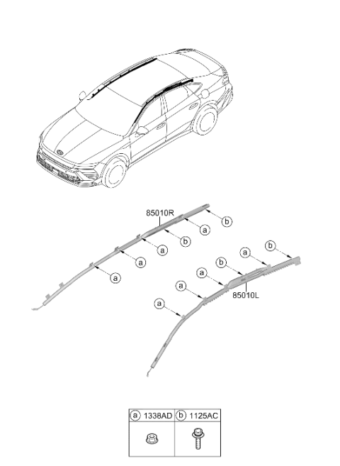 2024 Hyundai Sonata Hybrid Air Bag System Diagram 2