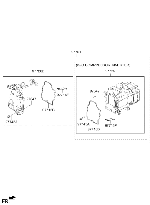 2015 Hyundai Sonata Hybrid Air conditioning System-Cooler Line Diagram 3